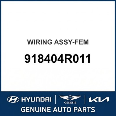 2011-2015 Hyundai Sonata Hybrid Kabelbaugruppe - FEM OEM NEU 918404R011