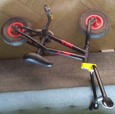Jet Jet NKO Mini BMX 12in Black Steel Frame Red Wheels Pegs BMX Bar 1 Speed