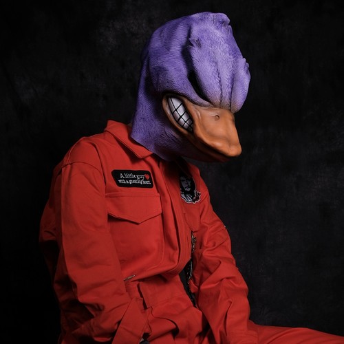 Violent Duck Mask Green Purple DIY Terror Cosplay Props Halloween Toy - Picture 15 of 16