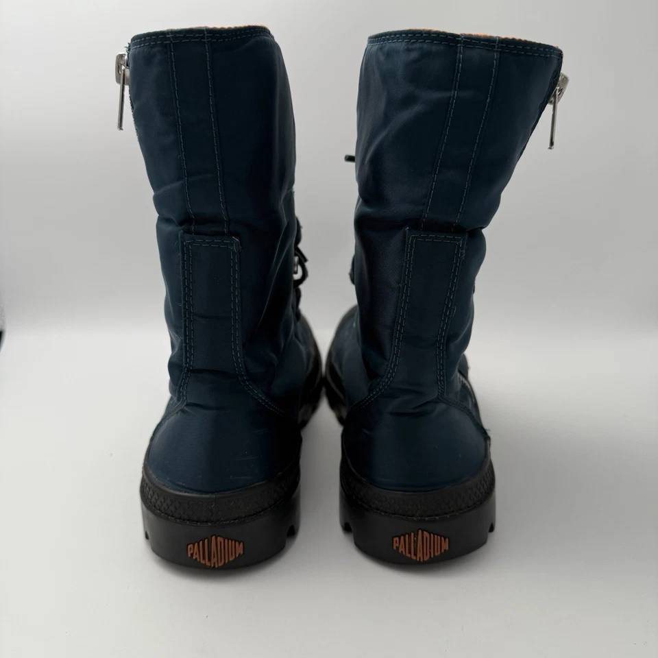 Botas Palladium X Alpha Industries holgadas con cremallera Ma-1 para hombre 9,5 EE. UU. azul verde naranja Foto 3 de 4