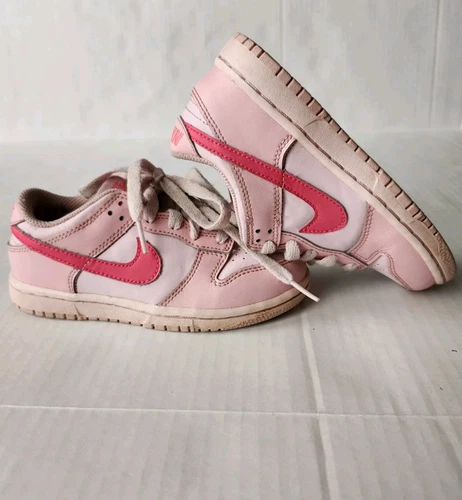 Nike Dunk Low Triple Pink (DH9756 600) bambini in età prescolare taglia 12
