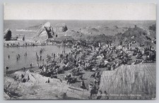 Tunnels Bathing Beach Ilfracombe Devon Salmon Series Gravo Vintage Postcard