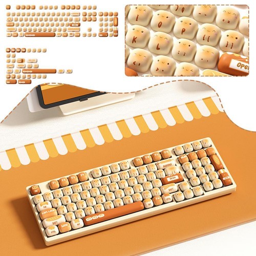 Cute Keycap PBT MOG MX Sublimation 138 Keys Small Mantou For Keypad^ L0W4 - Afbeelding 6 van 9