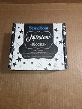 Wooden Milestone Blocks from Stoneboat. NEW