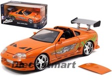 JADA 97168 THE FAST AND FURIOUS BRIAN'S TOYOTA SUPRA 1:24 DIECAST CAR ORANGE