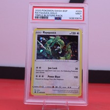 2019 Pokémon TCG Triple Blisters Pack Promo Holo Rayquaza PSA 9