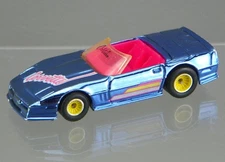 Vintage 1988 Hot Wheels Diecast Cal Custom Blue 83' Barbie Corvette Real Riders