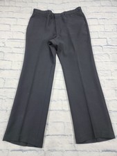 Levis MENS SIZE 36X31 Action Slacks Black Dress Slacks Pants VINTAGE MADE IN USA