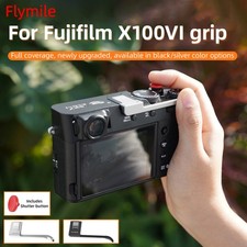 For Fujifilm X100VI Digital Camera Grip Thumb Finger Handle Accessories Silver