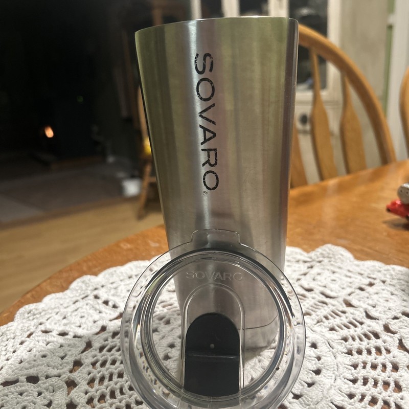 Sovaro 28oz Stainless Steel Coffee Cup Tumbler With Lid  Made To Last GUC 