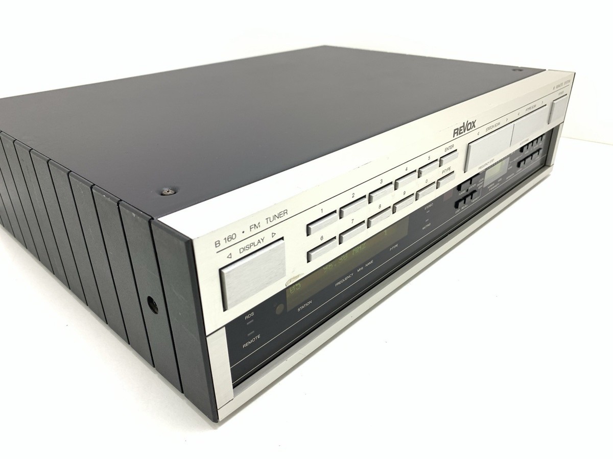 Studer Revox B 160 Stereo Fm Rds Tuner High End Vintage 1988