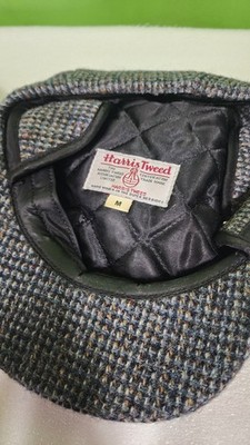 2 Of Harris Tweed / Eddie Bauer Caps Hats Herringbone Wool size M