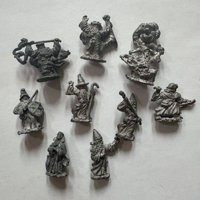 Advanced Dungeon and Dragons :  2001 Wizards 1980s Metal Miniatures AD&D