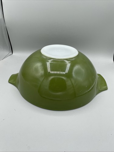 Vintage Pyrex Avocado Green Cinderella Mixing Nesting Bowl #444, 4 Quart, Verde - Picture 3 of 8