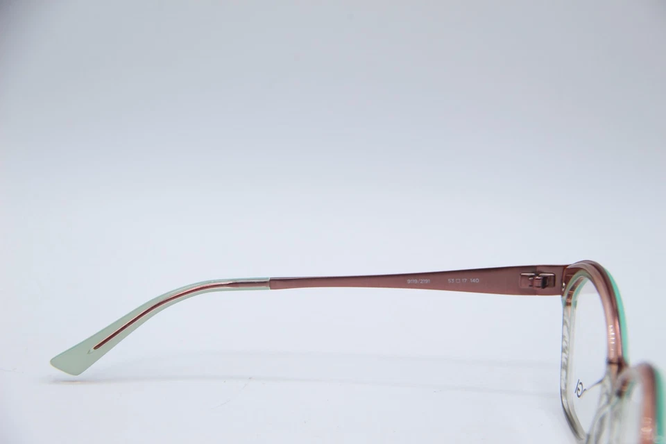 NUEVAS GAFAS OGI Heritage 9119/2191 bronce verde azulado monturas auténticas 53-17 Foto 3 de 4