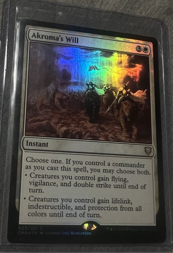 Akroma's Will Commander Legends Foil