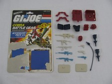 1986 Hasbro Gi Joe Cobra Battle Gear Accessory Pack  4 Missing Walkie Talkie VG