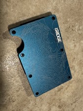 Mount Everest Topographic Map Custom Limited Edition Ridge Wallet RFID New Blue