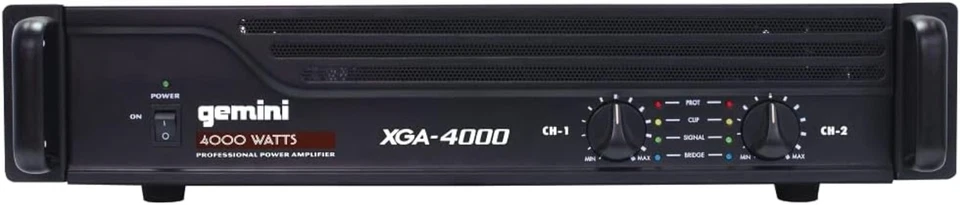 Professional 4000W 2-Channel Power Amplifier – Durable DJ & PA Power Amp with... - Image 3 of 4