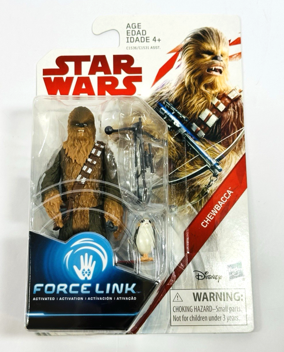 1x Star Wars The Last Jedi Chewbacca With Porg Force Link Figure