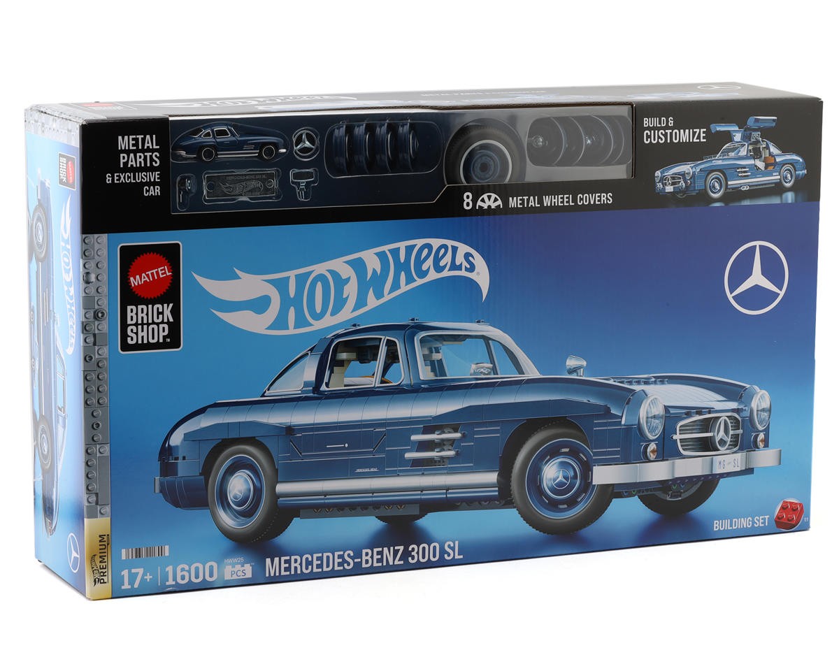ミニカー Hot Wheels Mercedes-Benz 300 SL Mattel Brick Shop Hot Wheels Mercedes-Benz 300 SL Building Set ミニカー