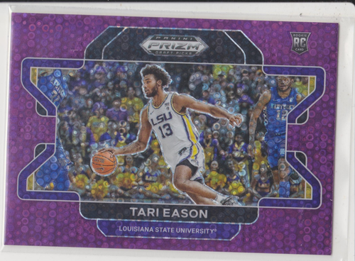 TARI EASON 2022 PRIZM DRAFT RC ROOKIE PURPLE FAST BREAK DISCO PRIZM #/50 *MM1