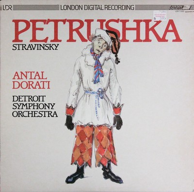 Igor Stravinsky, Antal Dorati, Detroit Symphony Orchestra, Petrushka, (LP), NM o
