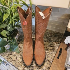 Tony Lama Cowboy Boots New Men"s 8.5 Women's 10