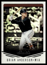 2018 Panini Chronicles Studio Brian Anderson Rookie Miami Marlins #15