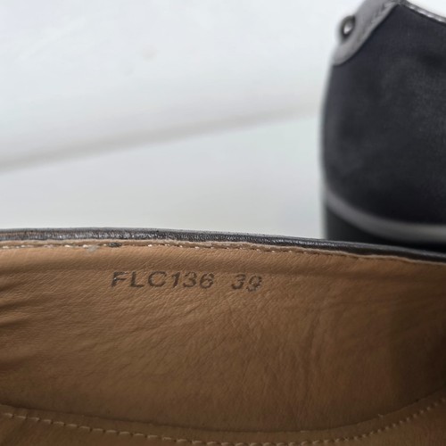 Lunar Karina Damen Grau Schwarz Lack Quaste Halbschuhe Größe 6 EU 39 NEU - Bild 15 von 16