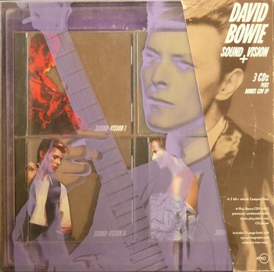 DAVID BOWIE · 3 CDs + 1 CDV 5'' + Booklet · SOUND+VISION