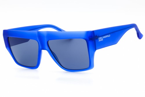 KARL LAGERFELD KLJ6148S 433 Sunglasses Matte Blue Frame Blue Lenses 57mm - Picture 1 of 4