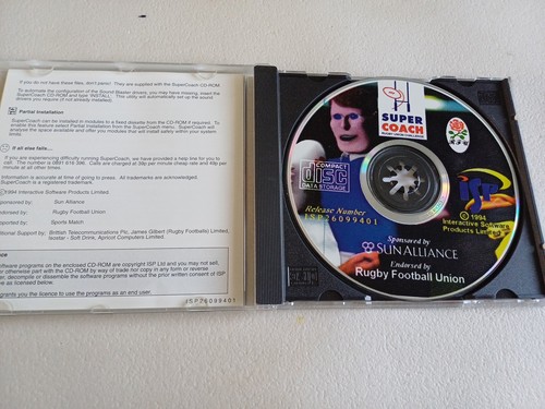Super Coach Rugby Union Challenge. Pc Cd. Vtg Interactive Software Products. - Picture 2 of 3
