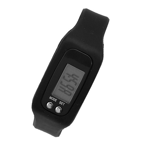 (Czarny) Walking Step Counter dla mężczyzn kobiet Inteligentna bransoletka Zegarek Bransoletka AM - Zdjęcie 8 z 22