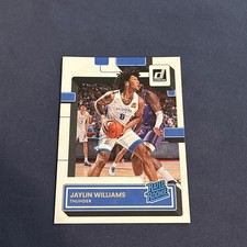 Jaylin Williams Rookie Card 2022-23 Panini Donruss Rated Rookie #241