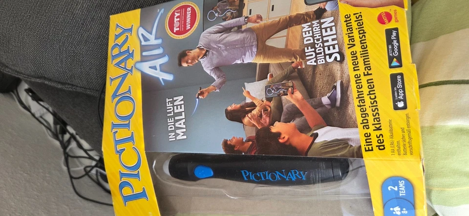 Mattel Pictionary Air Brettspiel Malen in der Luft Familien Spiel App - Bild 2 von 4