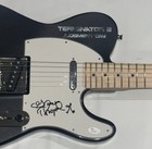 GEORGE THOROGOOD SIGNED CUSTOM TERMINATOR 2 BAD TO THE BONE GUITAR JSA COA — photo 2