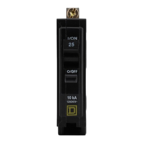 NUOVO Interruttore Quadrato D QOB125 25 Amp 1 Polo 120 Volt Tipo Qob Bolt On - Foto 4 di 9