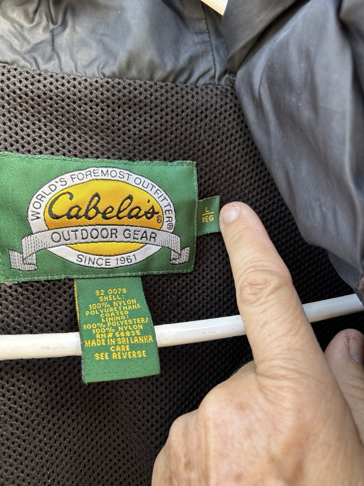 Cabelas Packable Rain Jacket Size Large Regular, … - image 6