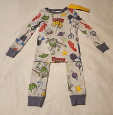 NWT Disney Pixar Toy Story Long Sleeve Pajamas PJs 2PC 5T Toddler Boy