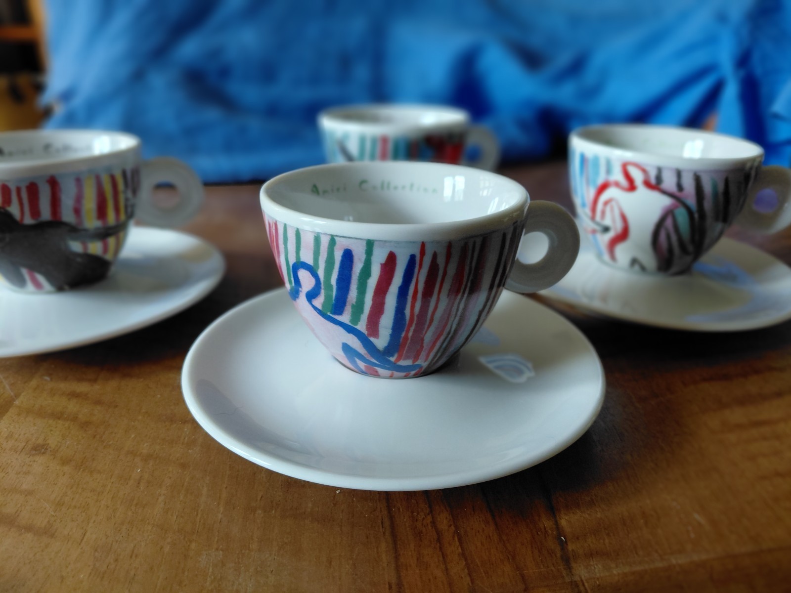 Tazzine Illy Amici Collection - Il ballo del Caffè - no scatola