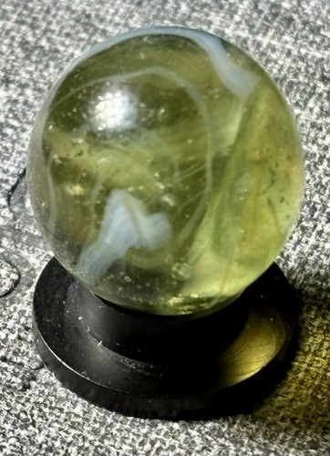 Vintage Schleierglas Drahtzug Marmor 0,62 Zoll NM - Bild 10 von 11