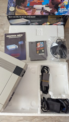 NINTENDO NES - OVP SPIELKONSOLE 2 CONTROLLER Super Mario Bros konsole - Bild 9 von 18