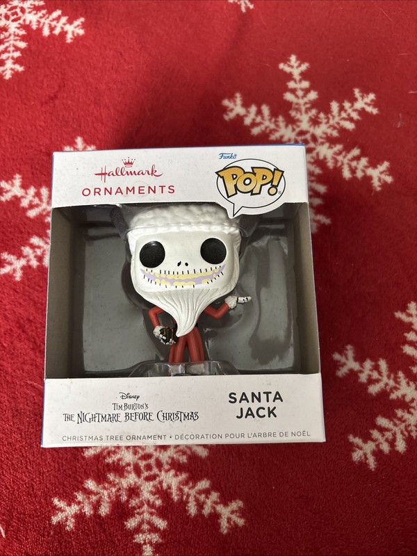 Hallmark Funko Pop Santa Jack Nightmare Christmas Ornament Nightmare Before xmas