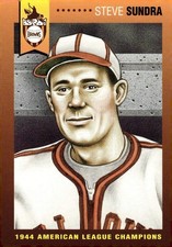1996 St. Louis Browns Historical Society #13 Steve Sundra