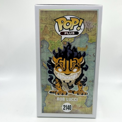 Funko POP! Plus One Piece Rob Lucci 2140 Human Beast Form NYCC Shared Ex ON HAND - Picture 2 of 6
