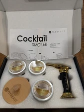 Cocktail Smoker Kit with Torch,6 Flavors of Wood Chips for Whiskey Bourbon In...