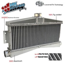 Twin Turbo Trttc9 Full Aluminum Intercooler 1300hp Fit Corvette Camaro Viper