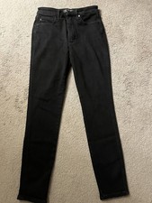 Judy Blue Skinny Jeans Womens 9/29 Black Dark Wash Denim Stretch Slim Fit Logo