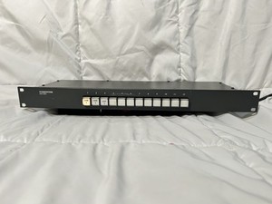 VIDEOTEK VIS-1201 VIDEO ROUTING SWITCHER Rack Mount Powers On